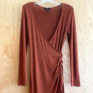 Burn Orange Forever 21 Dress